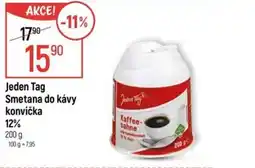 Globus Jeden Tag Smetana do kávy konvička 12% nabídka