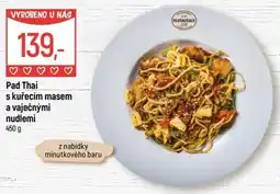 Globus Pad Thai s kuřecím masem a vaječnými nudlemi nabídka