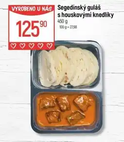 Globus Segedínský guláš s houskovými knedlíky nabídka