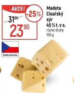 Globus Madeta Císařský sýr 45% t.vs. nabídka