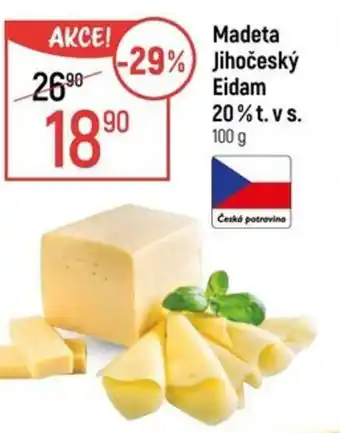 Madeta Jihočeský Eidam 20%t.vs.