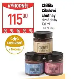 Globus Chillila Cibulové chutney nabídka