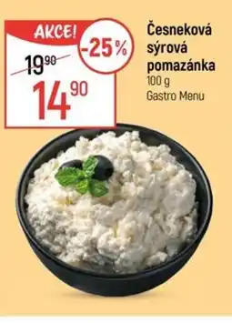 Globus Česneková sýrová pomazánka nabídka