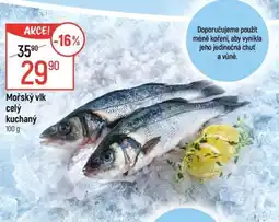 Globus Mořský vlk celý kuchaný nabídka