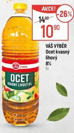 Globus VÁŠ VÝBĚR Ocet kvasný lihový 8% nabídka