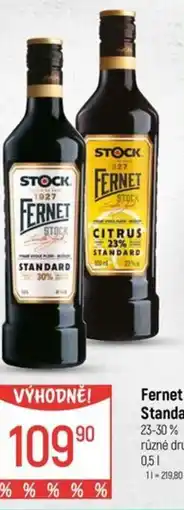 Globus Fernet Stock Standard nabídka