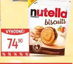 Globus Nutella biscuits nabídka