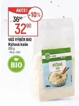 Globus VÁŠ VÝBĚR BIO Rýžová kaše nabídka
