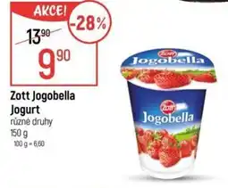 Globus Zott Jogobella Jogurt nabídka