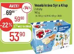 Globus Veselá kráva Sýr a Křup nabídka