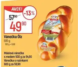 Globus Vánočka Ölz nabídka