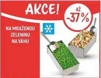 Globus Na mraženou zeleninu na váhu nabídka