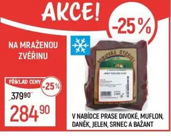 Globus Na mraženou Zvěřinu nabídka