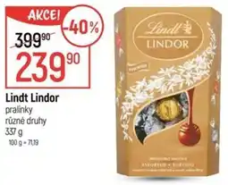 Globus Lindt Lindor nabídka