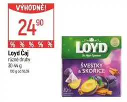 Globus Loyd Čaj nabídka