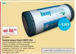 DEK Tepelná izolace Knauf UNIFIT 033 nabídka