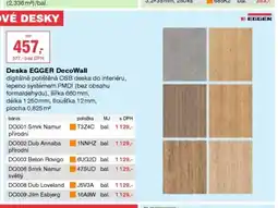 DEK Deska egger decowall nabídka