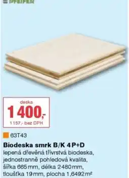 DEK Biodeska smrk B/K 4P+D nabídka