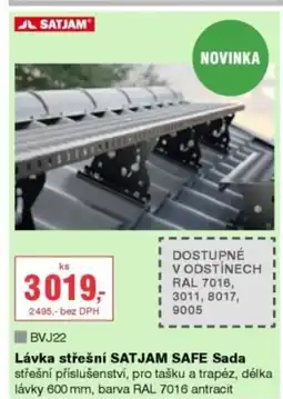 DEK Lávka střešní SATJAM SAFE Sada nabídka