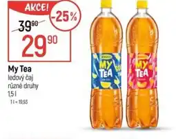 Globus My Tea ledový čaj nabídka