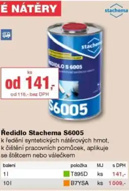 DEK Stachema ředidlo stachema s6005 nabídka