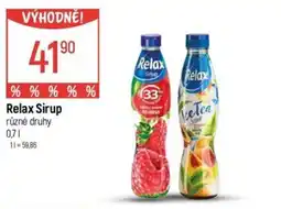 Globus Relax Sirup nabídka