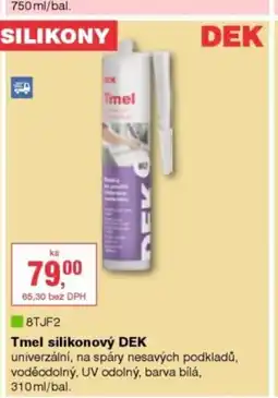 DEK Tmel silikonový DEK nabídka