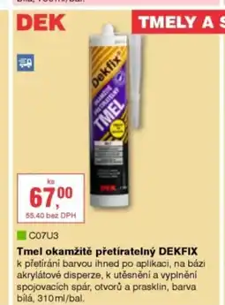 DEK DEK Tmel okamžitě přetíratelný DEKFIX nabídka
