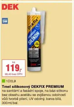 DEK Dek tmel silikonový dekfix premium nabídka