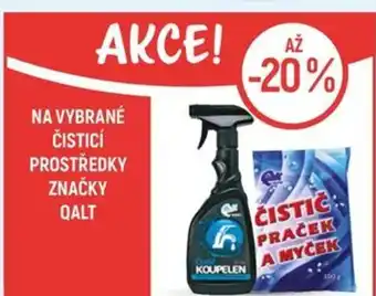 Globus Na vybrané čisticí prostředky značky Qalt nabídka