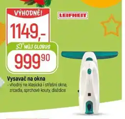 Globus LEIFHEIT Vysavač na okna nabídka