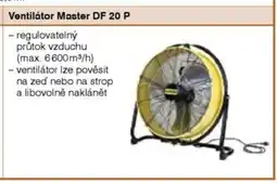 DEK Ventilátor Master DF 20 P nabídka