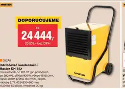 DEK MASTER Odvlhčovač kondenzační Master DH 752 nabídka