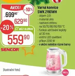 Globus Varná konvice SWK 2190WH nabídka