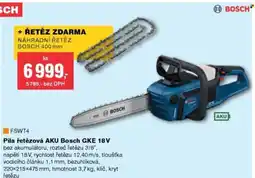 DEK ④BOSCH Pila řetězová AKU Bosch GKE 18V nabídka