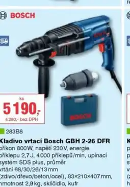 DEK BOSCH P Kladivo vrtací Bosch GBH 2-26 DFR nabídka