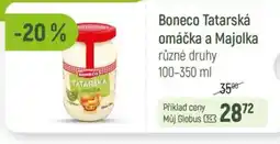 Globus Boneco Tatarská omáčka a Majolka nabídka