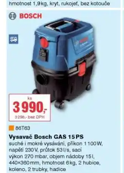 DEK ⑧BOSCH Vysavač Bosch GAS 15 PS nabídka
