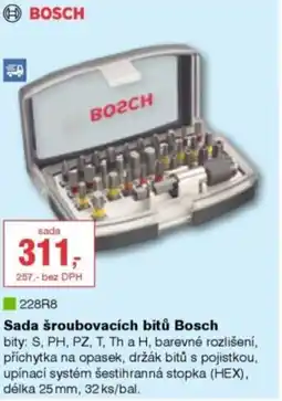 DEK BOSCH Sada šroubovacích bitů Bosch nabídka