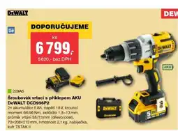 DEK DEWALT Šroubovák vrtací s příklepem AKU DeWALT DCD996P2 nabídka