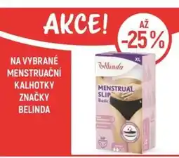 Globus Na vybrané menstruační kalhotky značky Belinda nabídka