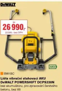 DEK Dewalt lišta vibrační stahovací aku dewalt powershift dcps330n nabídka
