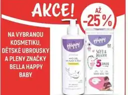 Globus Na vybranou kosmetiku, dětské ubrousky a pleny značky Bella Happy Baby nabídka
