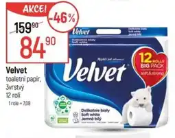 Globus Velvet toaletní papír nabídka