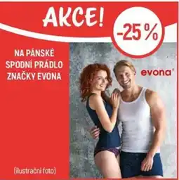 Globus Na pánské spodní prádlo značky Evona nabídka