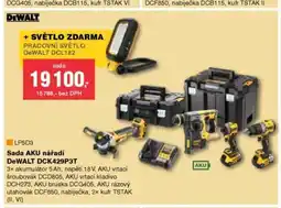 DEK DEWALT Sada AKU nářadí DeWALT DCK429P3T nabídka
