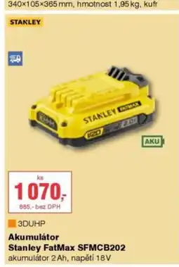 DEK STANLEY 3DUHP Akumulátor Stanley FatMax SFMCB202 nabídka
