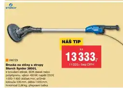 DEK Storch vm7zx bruska na stěny a stropy storch spider nabídka