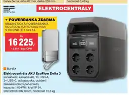 DEK ELEKTROCENTRÁLY B2HSX Elektrocentrála AKU EcoFlow Delta 3 nabídka