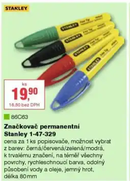 DEK STANLEY Značkovač permanentní Stanley 1-47-329 nabídka